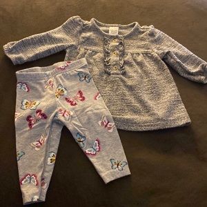 Carters baby girl set